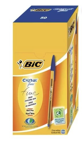 Długopis BIC Cristal Fine niebieski 50szt. 872730
